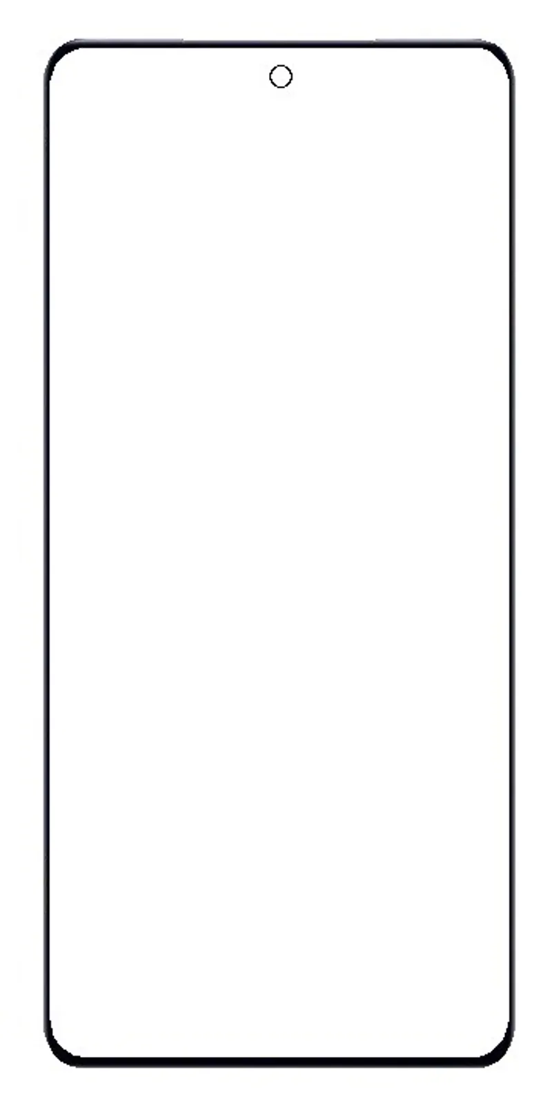 Front Glass for Realme Neo 7 - Blue — image 1