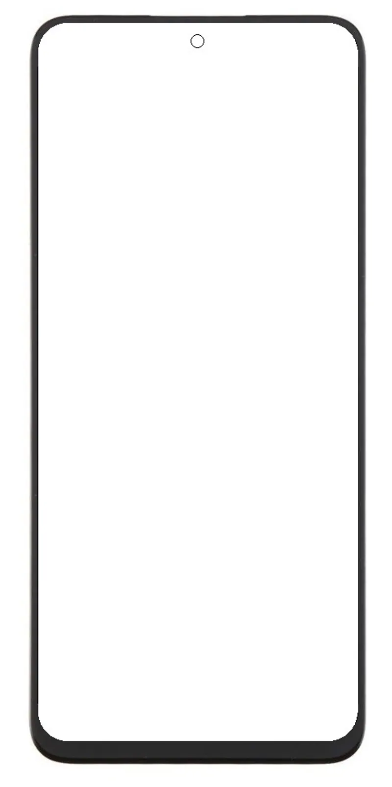 Front Glass for Honor X7c - Black — image 1