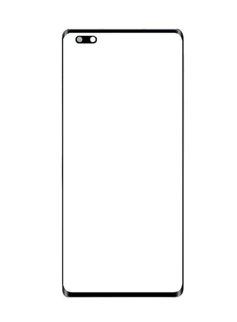 Front Glass for Honor V40 5G - Black — image 1