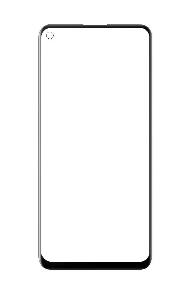 Front Glass for HTC Desire 20 Pro - Blue — image 1