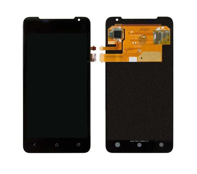 Display for HTC J ISW13HT - Red (Combo Folder) — image 1