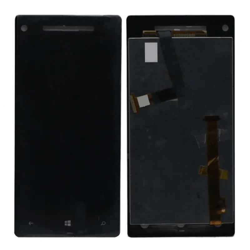 Display for HTC Windows Phone 8S CDMA A620d - Red (Combo Folder) — image 1