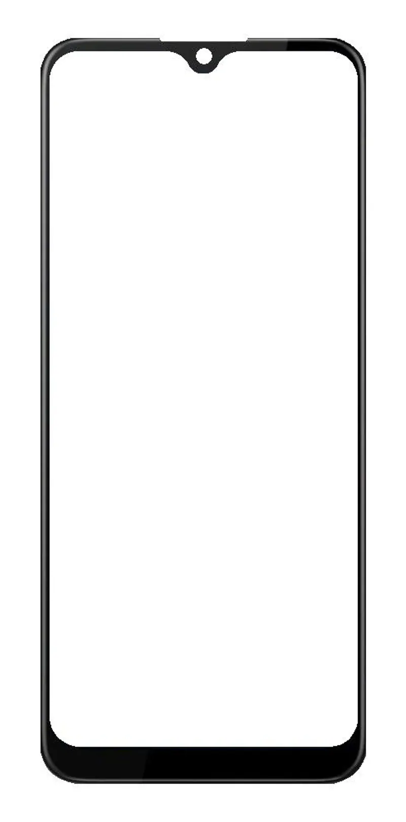 Front Glass for HTC Wildfire E2 Plus - Black — image 1