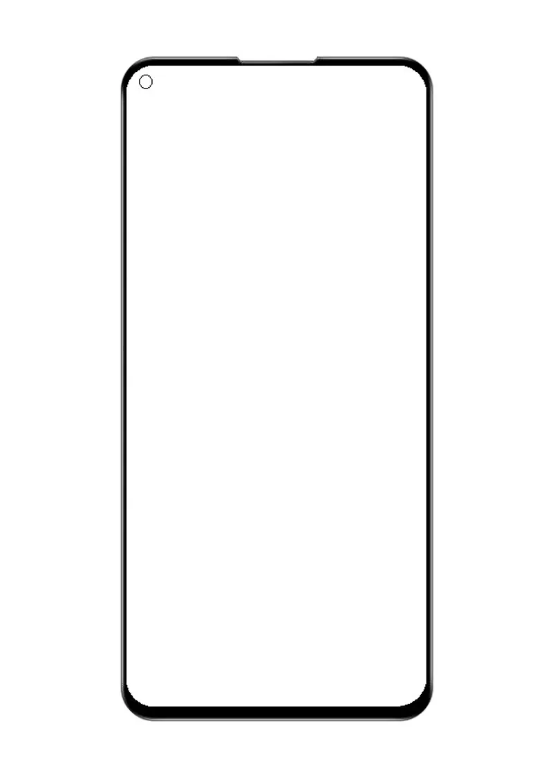Front Glass for HTC U20 - Black — image 1