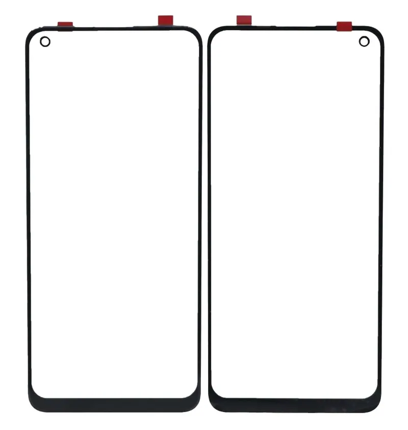 Front Glass for Realme 8 - Black — image 1