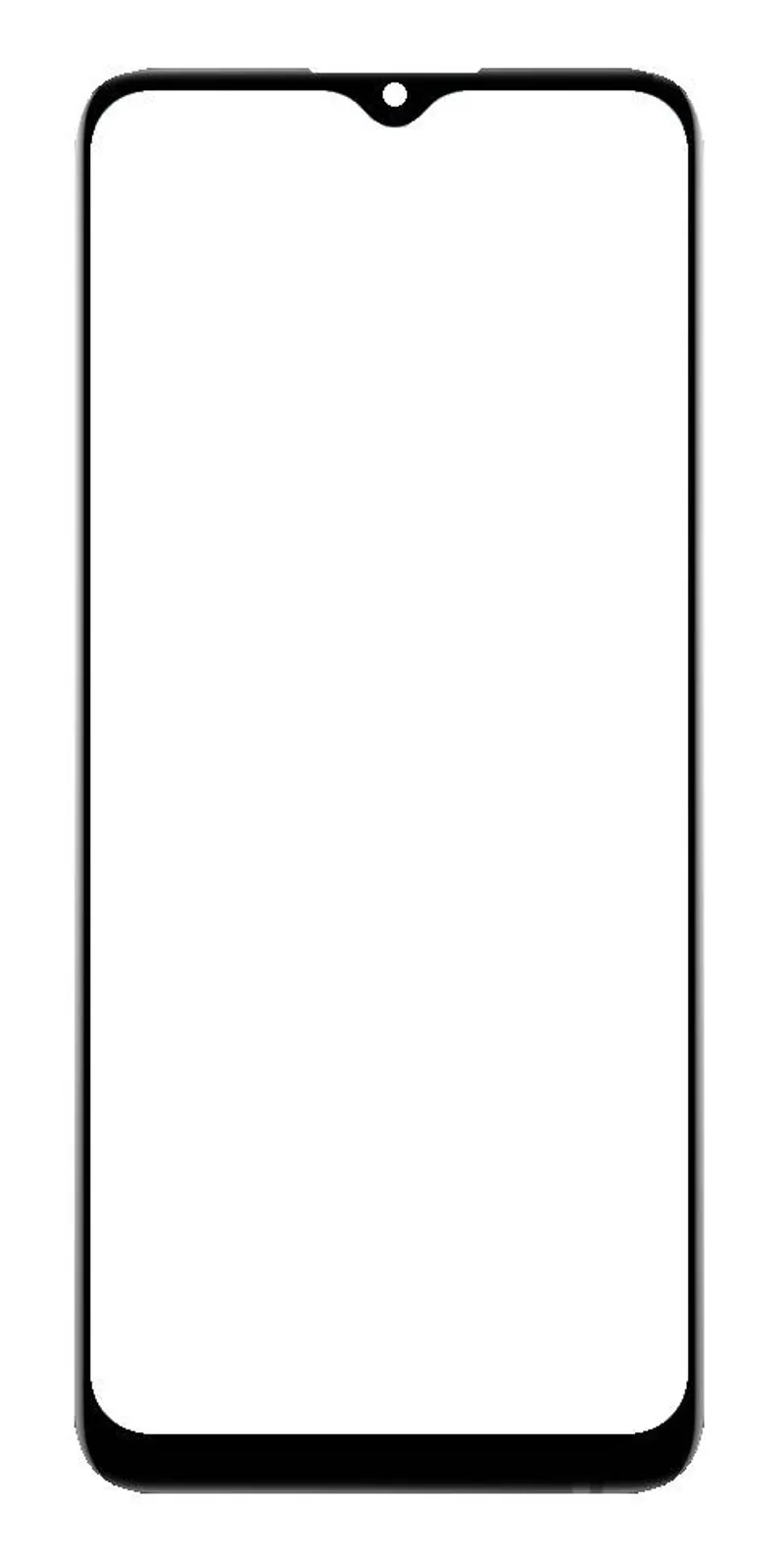 Front Glass for Realme C20A - Blue — image 1