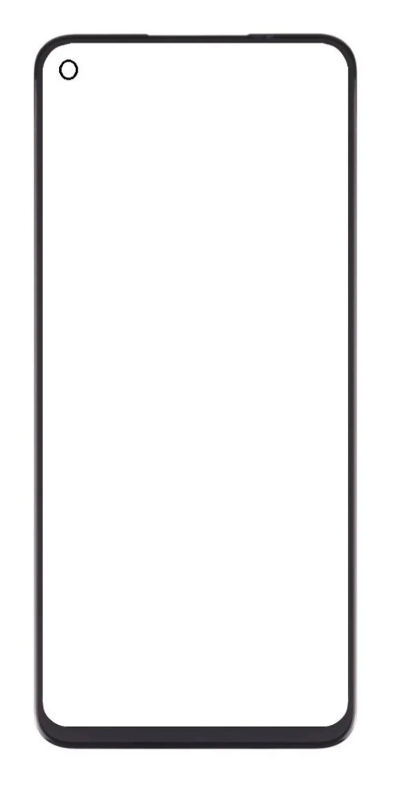 Front Glass for Realme Q3i 5G - Blue — image 1