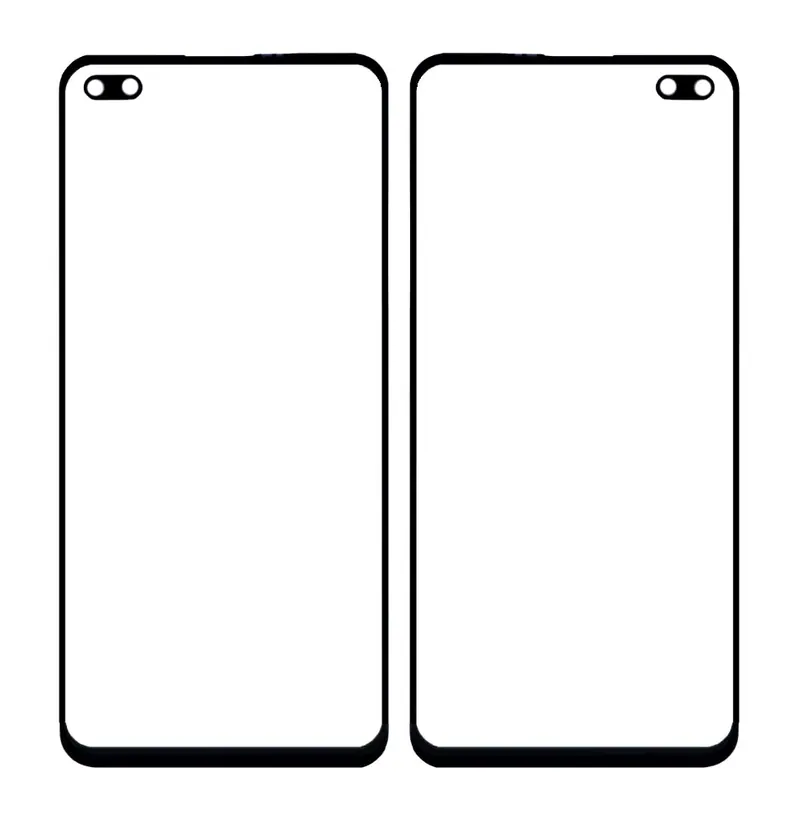 Front Glass for Realme X3 SuperZoom - Blue — image 1