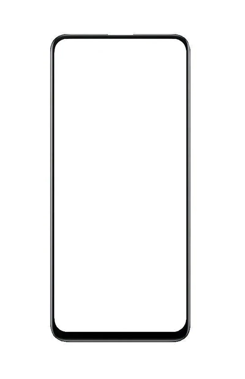 Front Glass for Realme X50 5G - Black — image 1