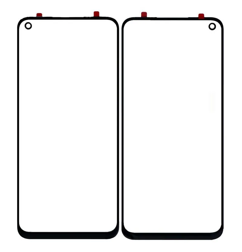 Front Glass for Realme Narzo 20 Pro - Black — image 1