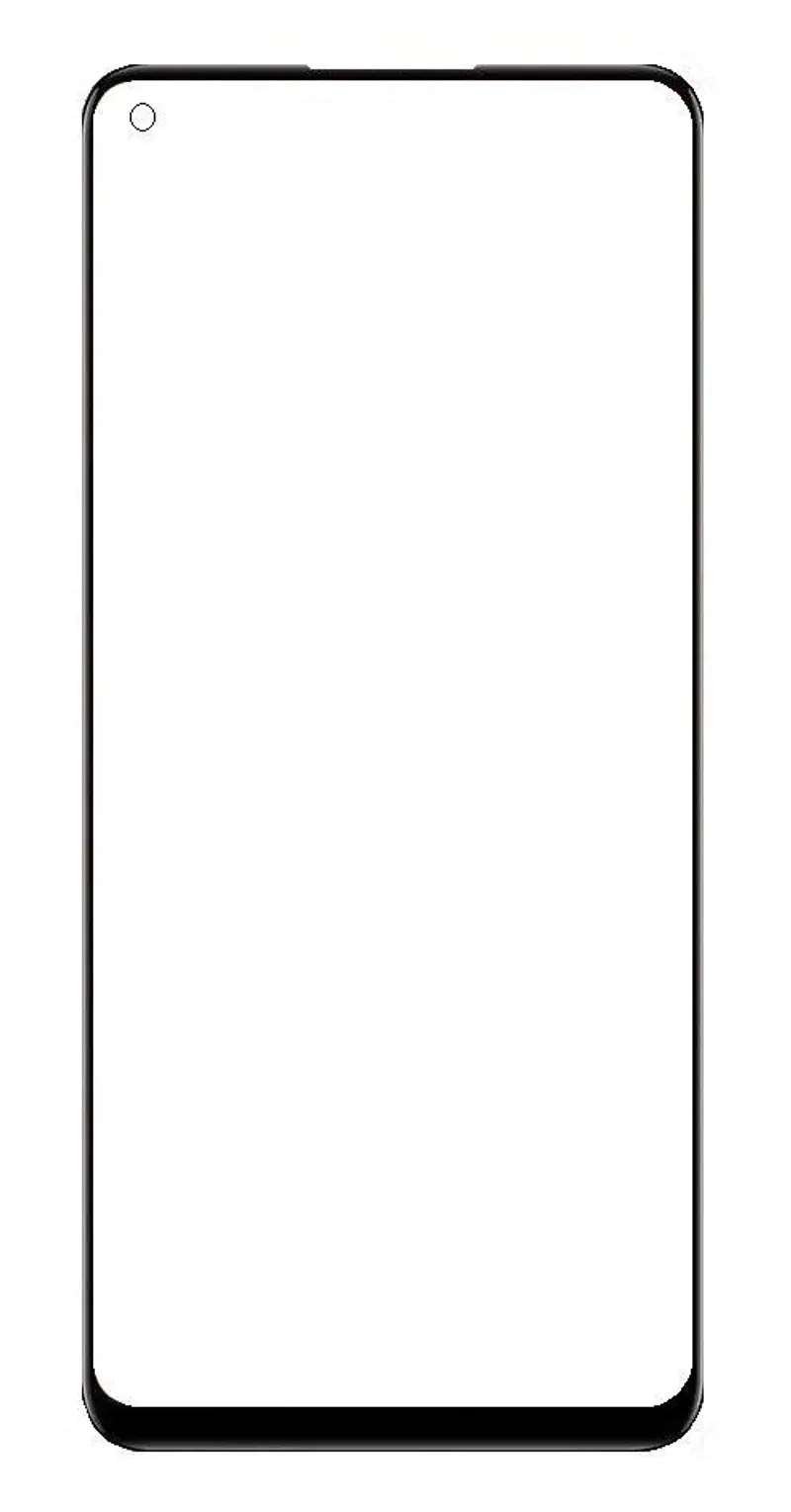 Front Glass for Realme Narzo 50 Pro 5G - Blue — image 1