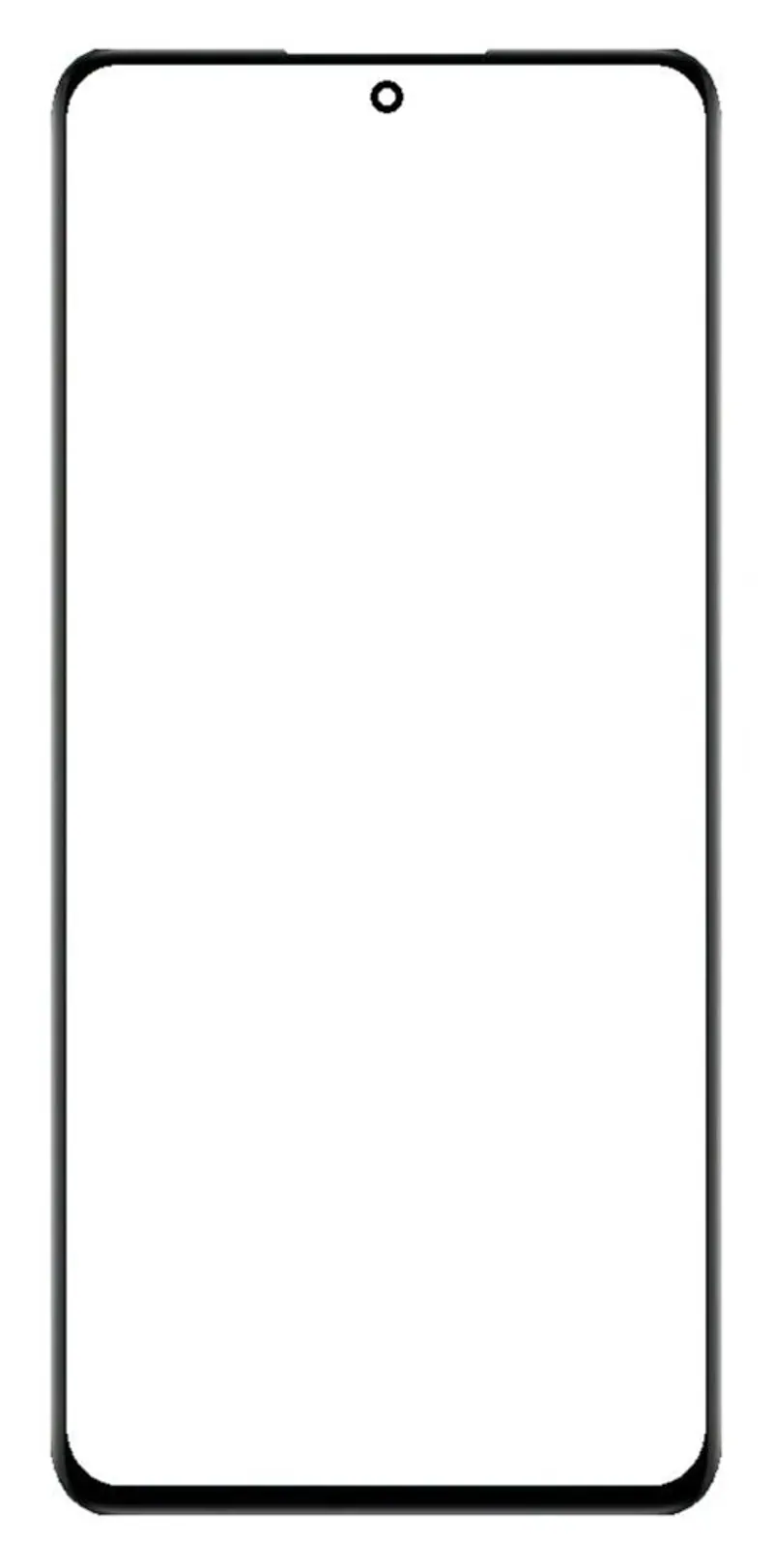 Front Glass for Realme Narzo 70 Pro 5G - Gold — image 1