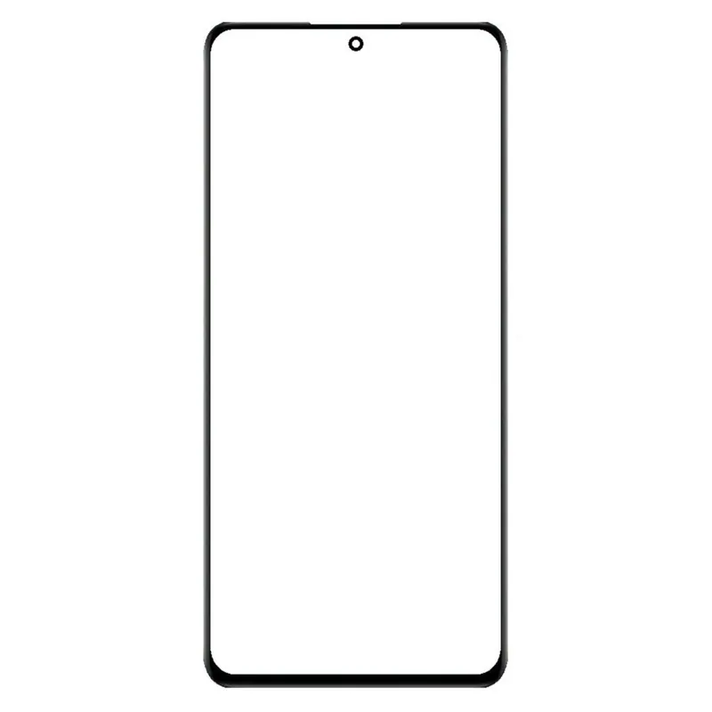 Front Glass for Realme Narzo 70x 5G - Black — image 1