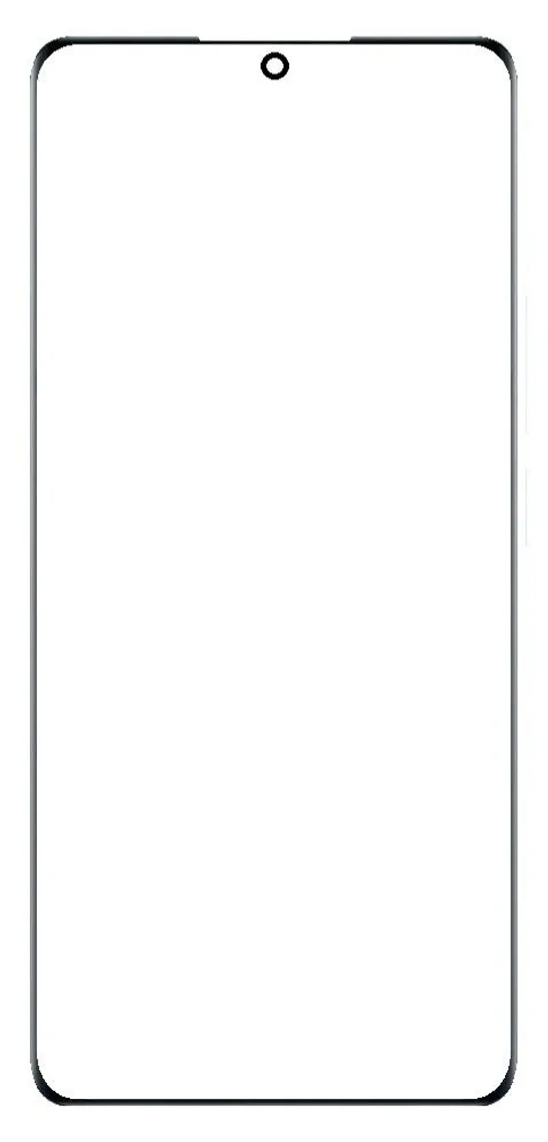 Front Glass for Realme P1 Pro 5G - Red — image 1