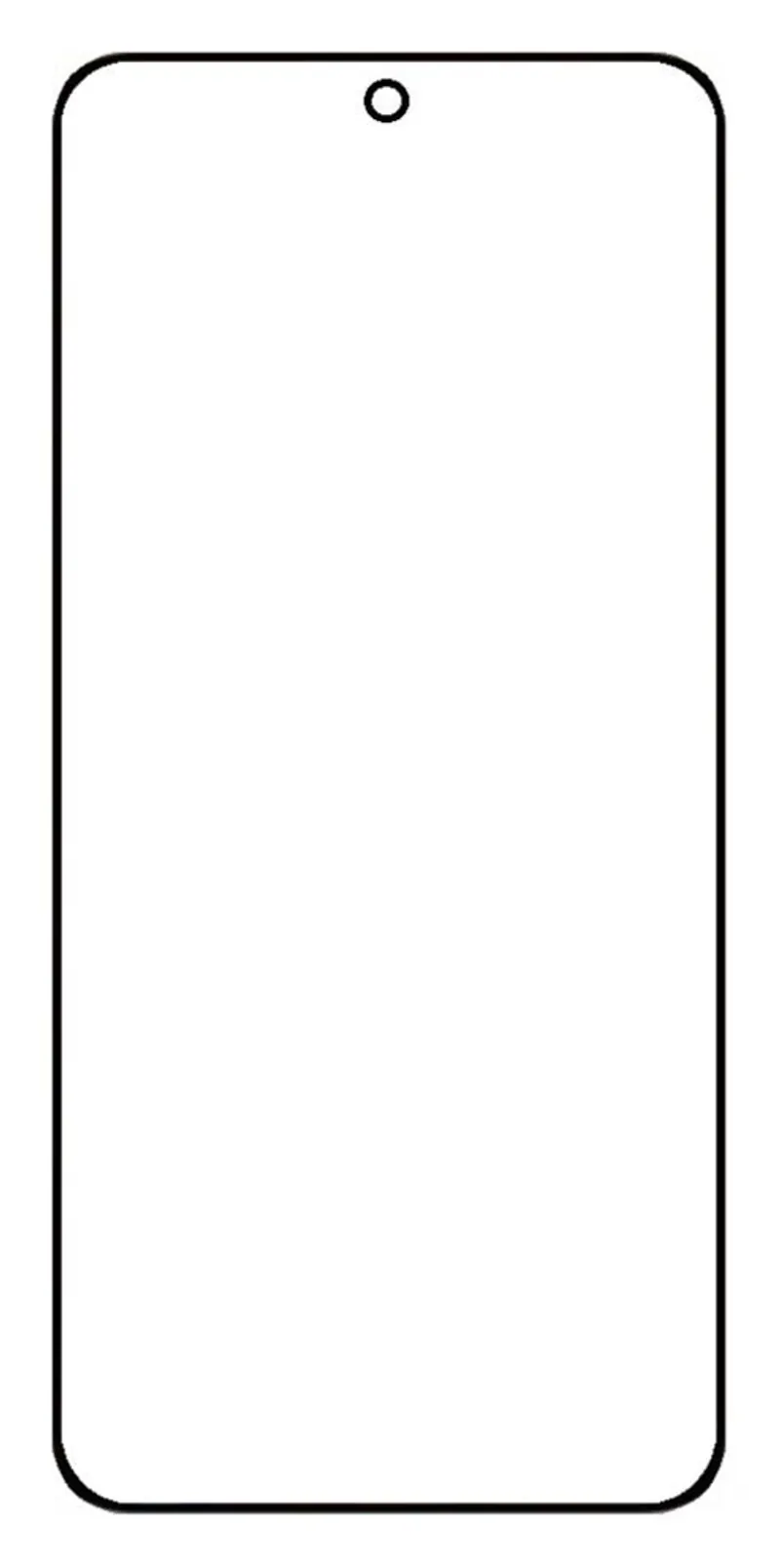Front Glass for Realme P3 Pro 5G - Black — image 1