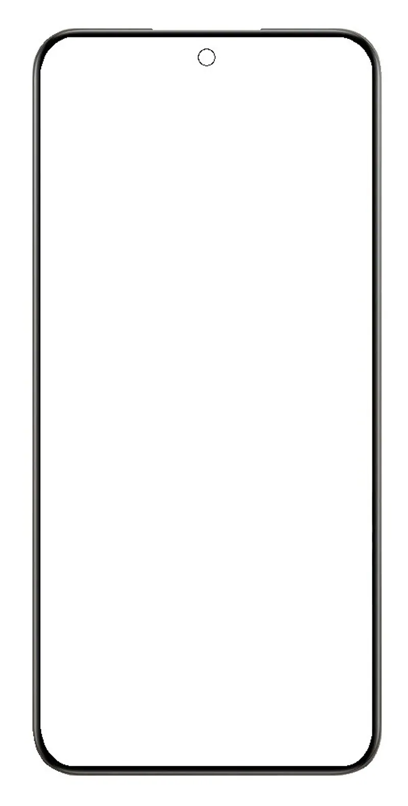 Front Glass for Realme P3 Ultra 5G - Red — image 1