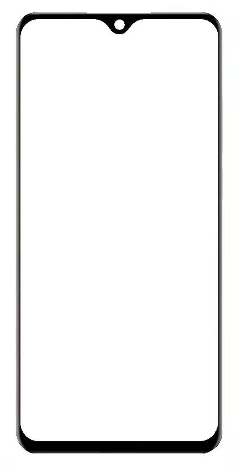 Front Glass for Lenovo K6 Enjoy - Blue — image 1