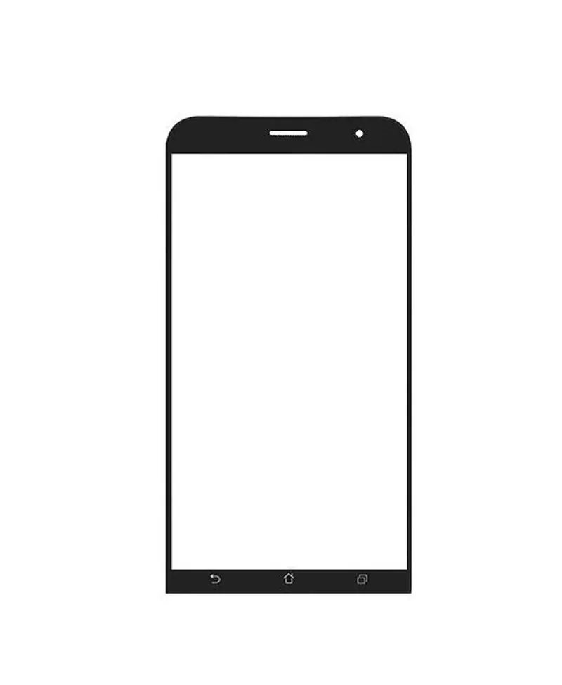 Front Glass for Asus Zenfone Zoom ZX550 - Black — image 1