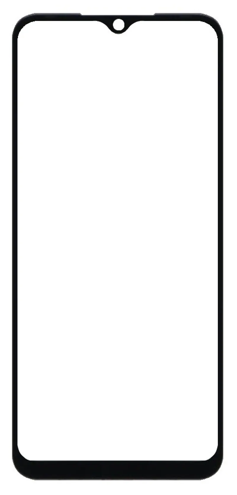 Front Glass for Infinix Hot 30i - Black — image 1