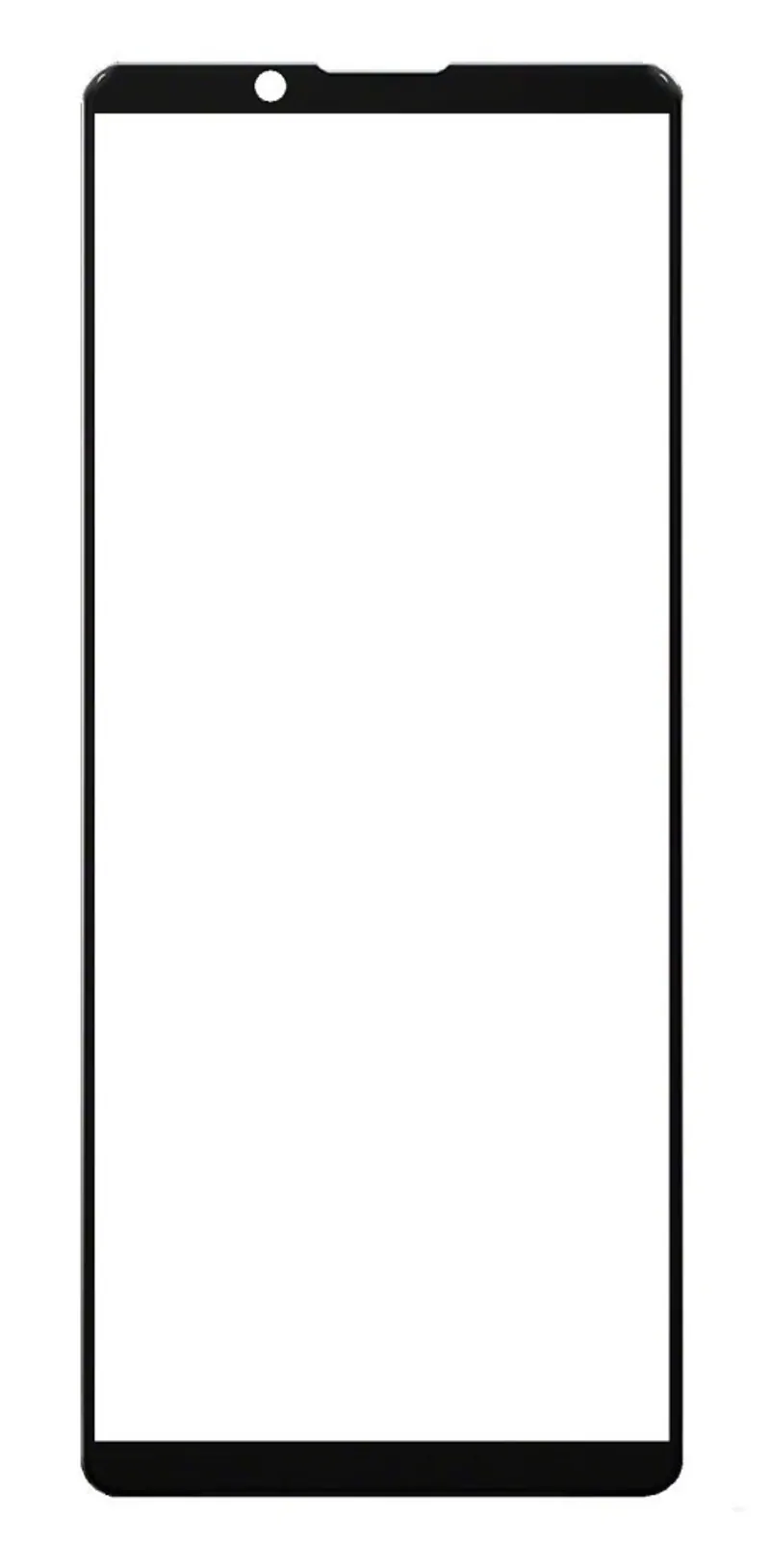 Front Glass for Sony Xperia 1 II - Black — image 1