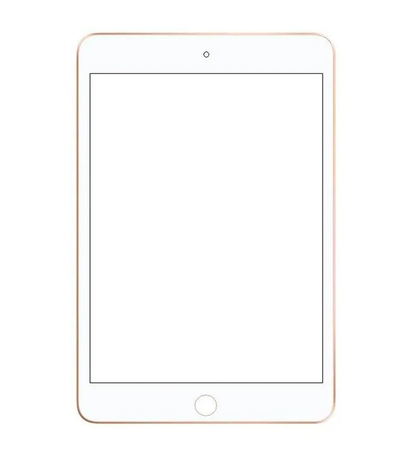 Front Glass for Apple iPad mini 2019 - Gold — image 1