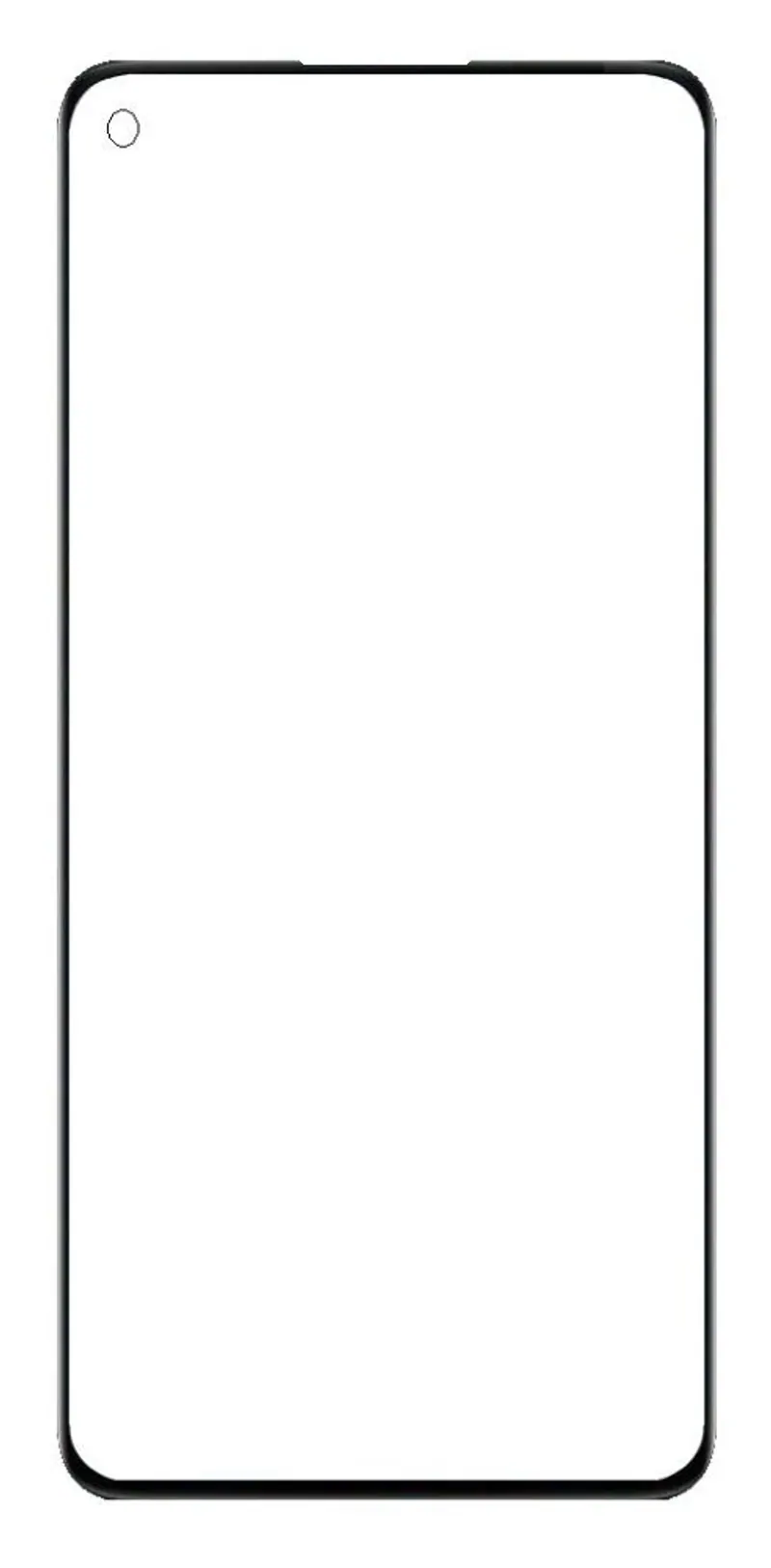Front Glass for OnePlus 8T Plus 5G - Black — image 1