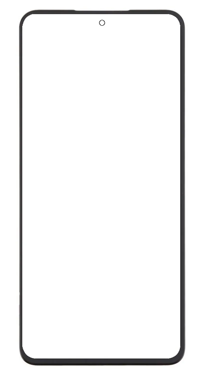 Front Glass for Meizu 21 Note - Black — image 1
