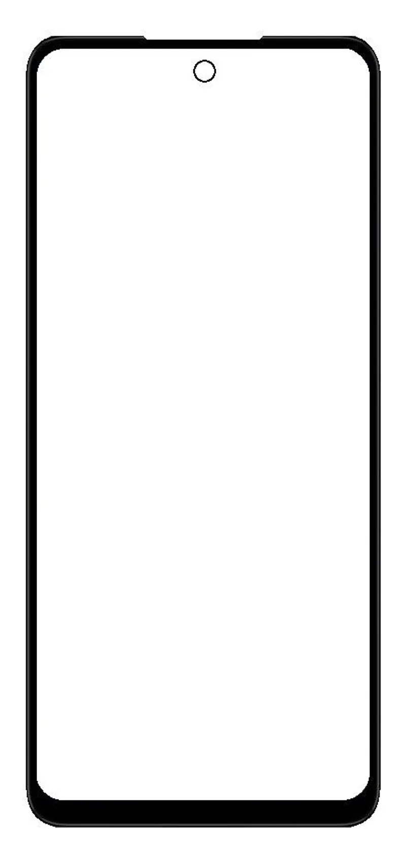 Touch Screen Digitizer for Itel P55 Plus - Black — image 1