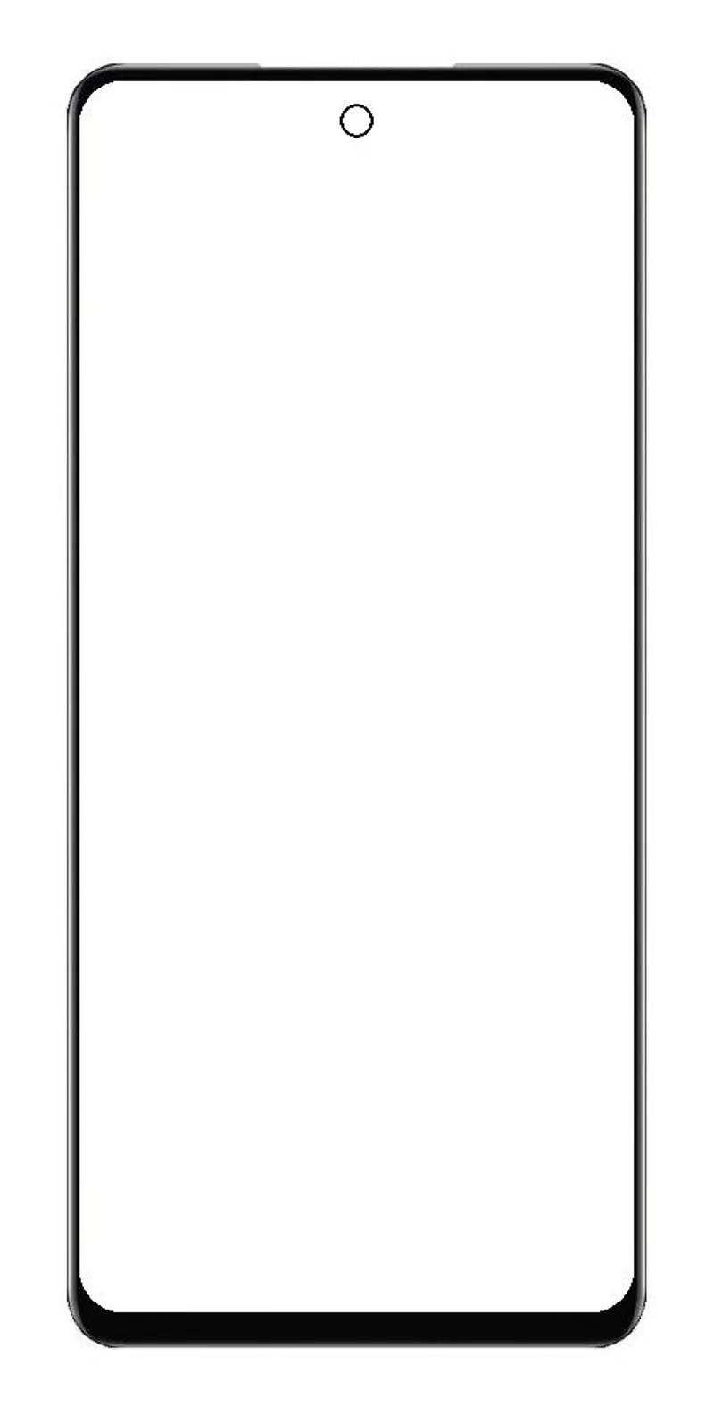 Touch Screen Digitizer for Itel S24 - Black — image 1