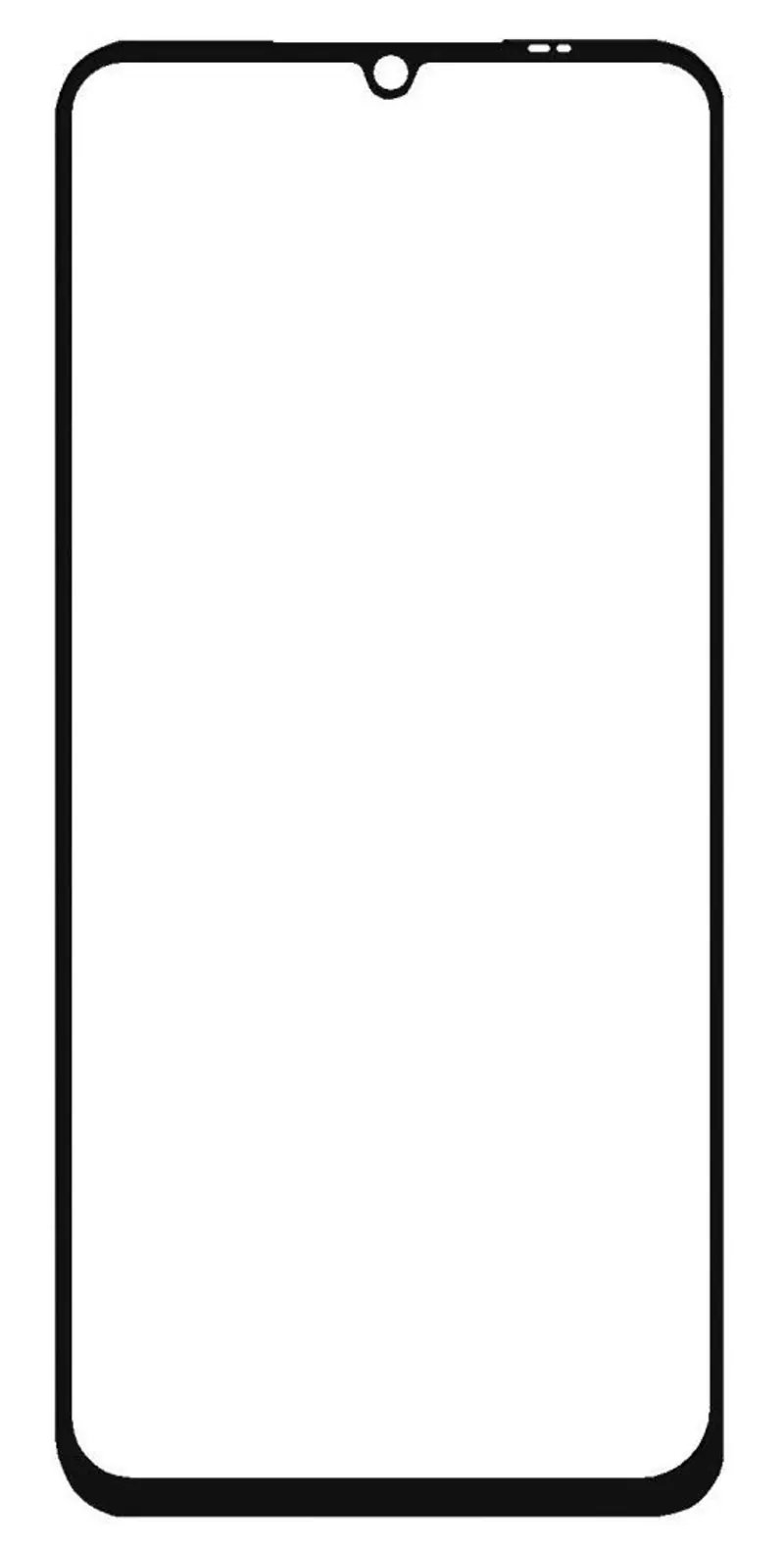 Front Glass for Coolpad C16s - Black — image 1