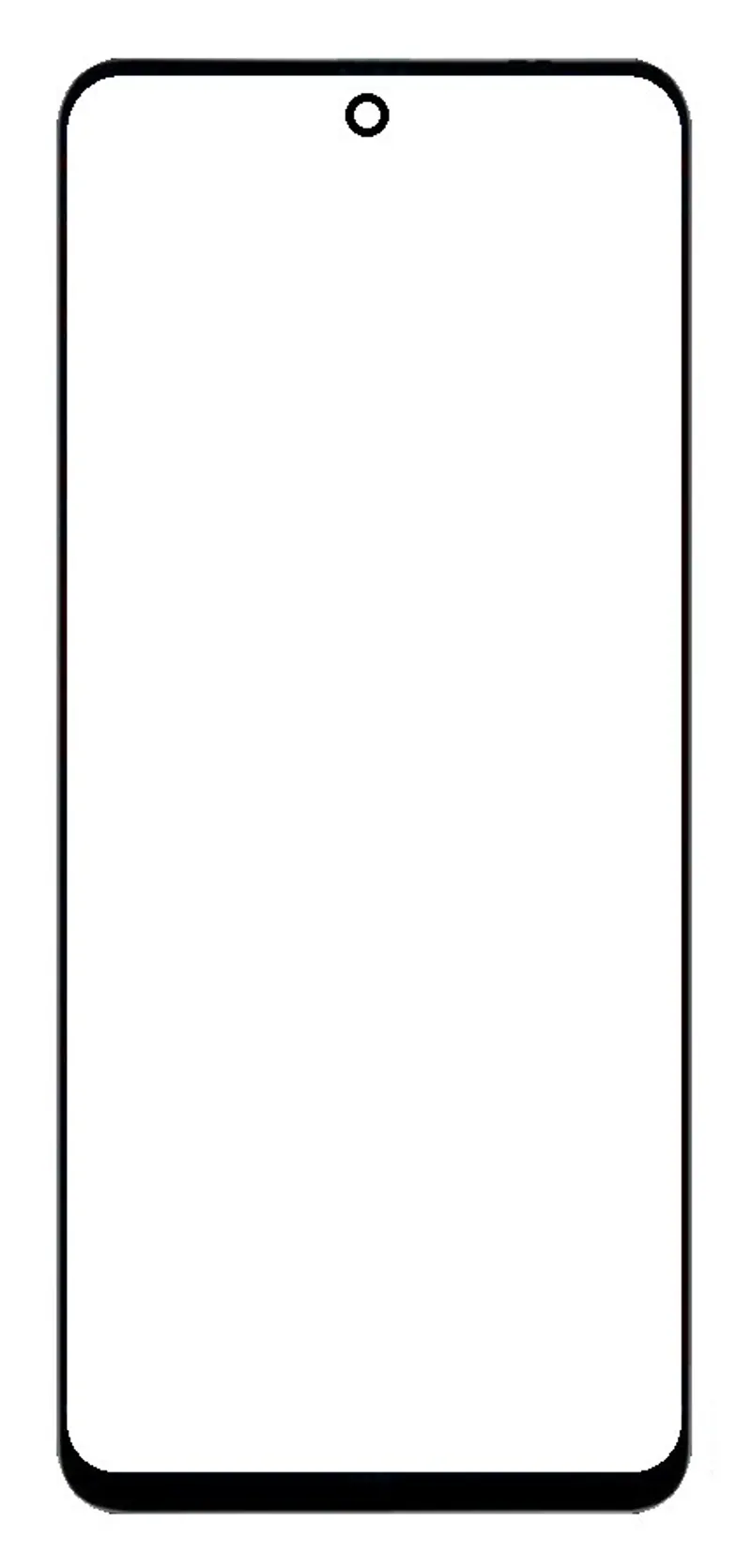 Front Glass for Coolpad CP12s - Blue — image 1