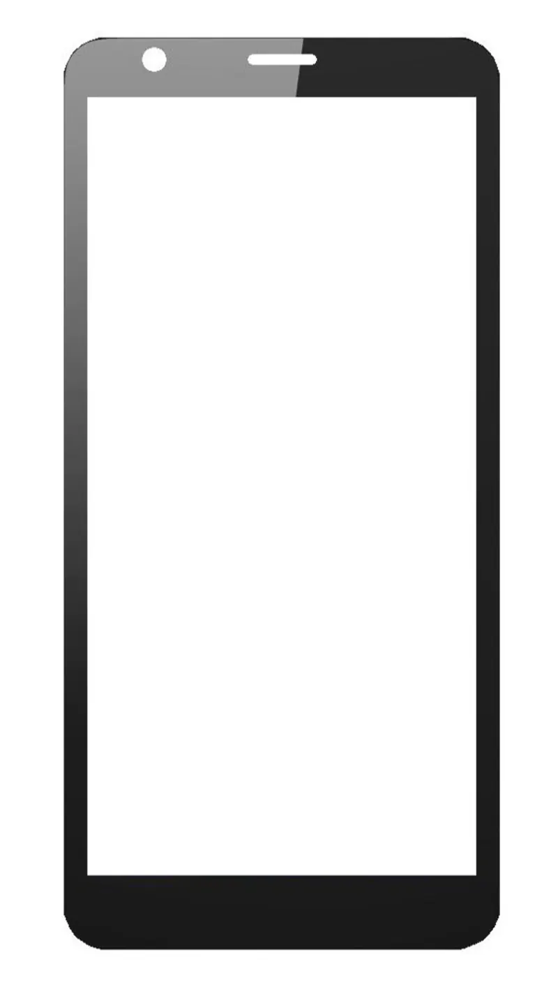 Front Glass for ZTE Quest 5 - Black — image 1