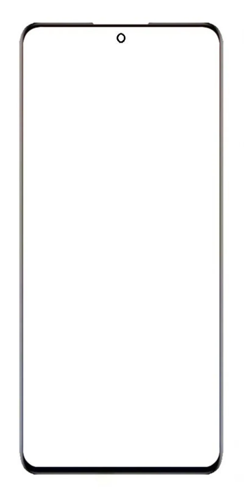 Front Glass for ZTE S30 Pro - Blue — image 1