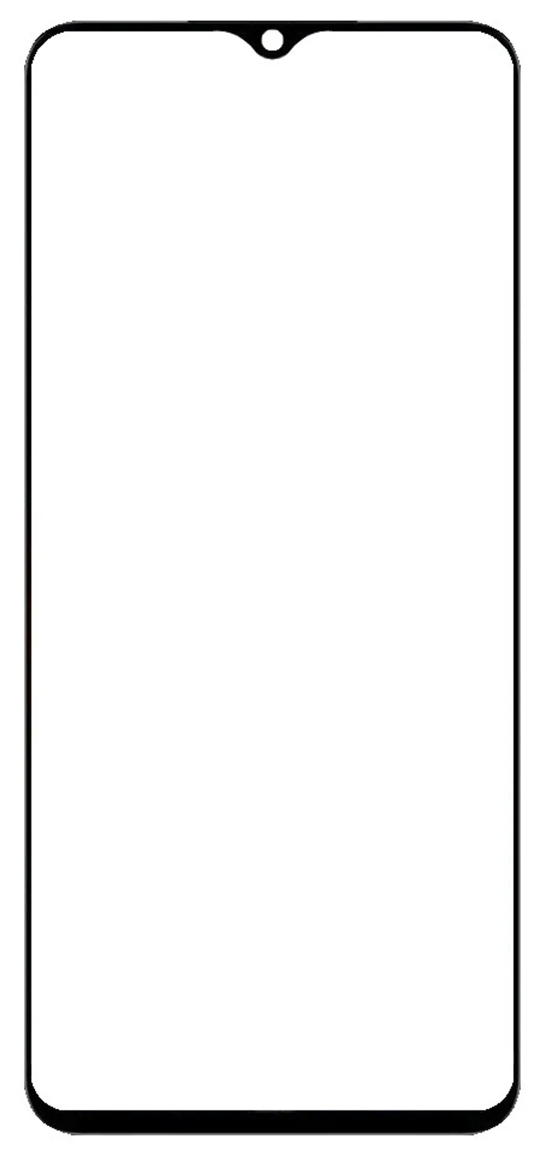 Front Glass for ZTE Voyage 3D - Black — image 1