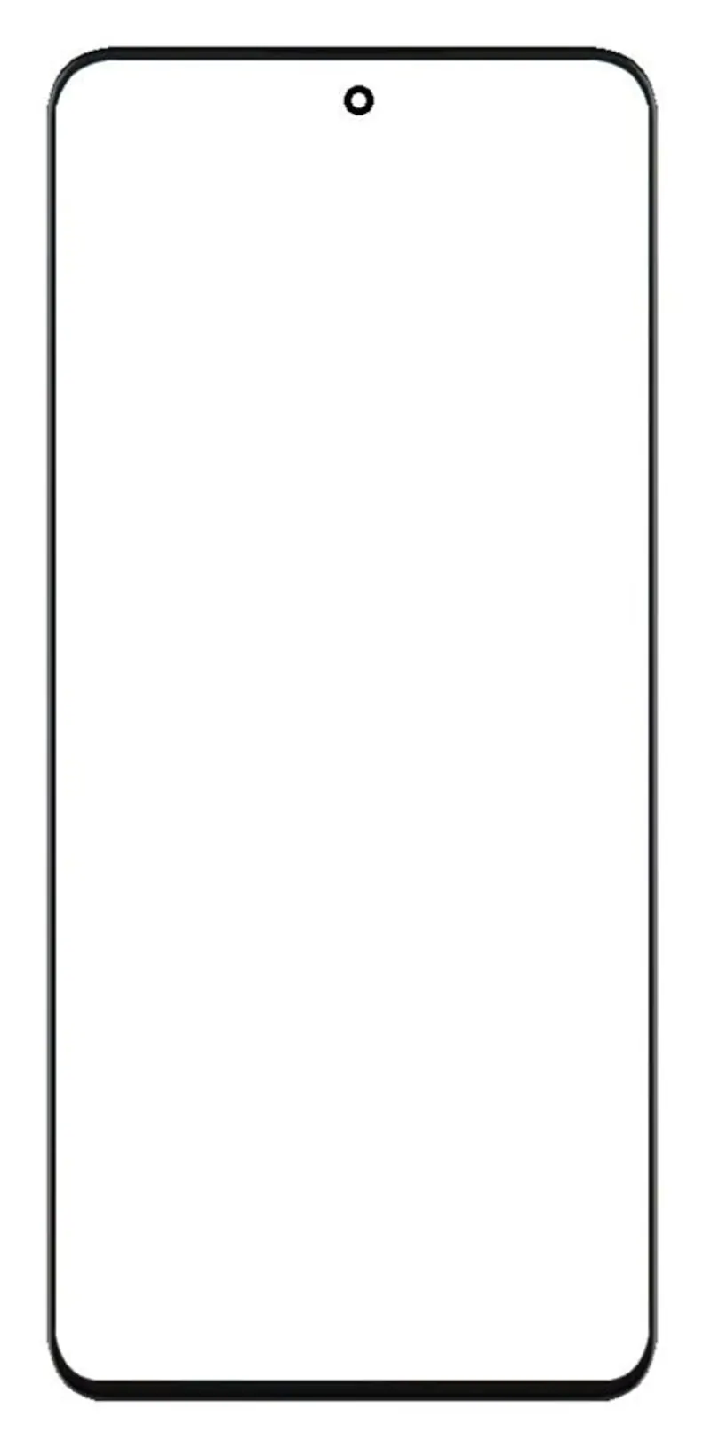 Front Glass for ZTE Voyage 40 Pro Plus - Blue — image 1