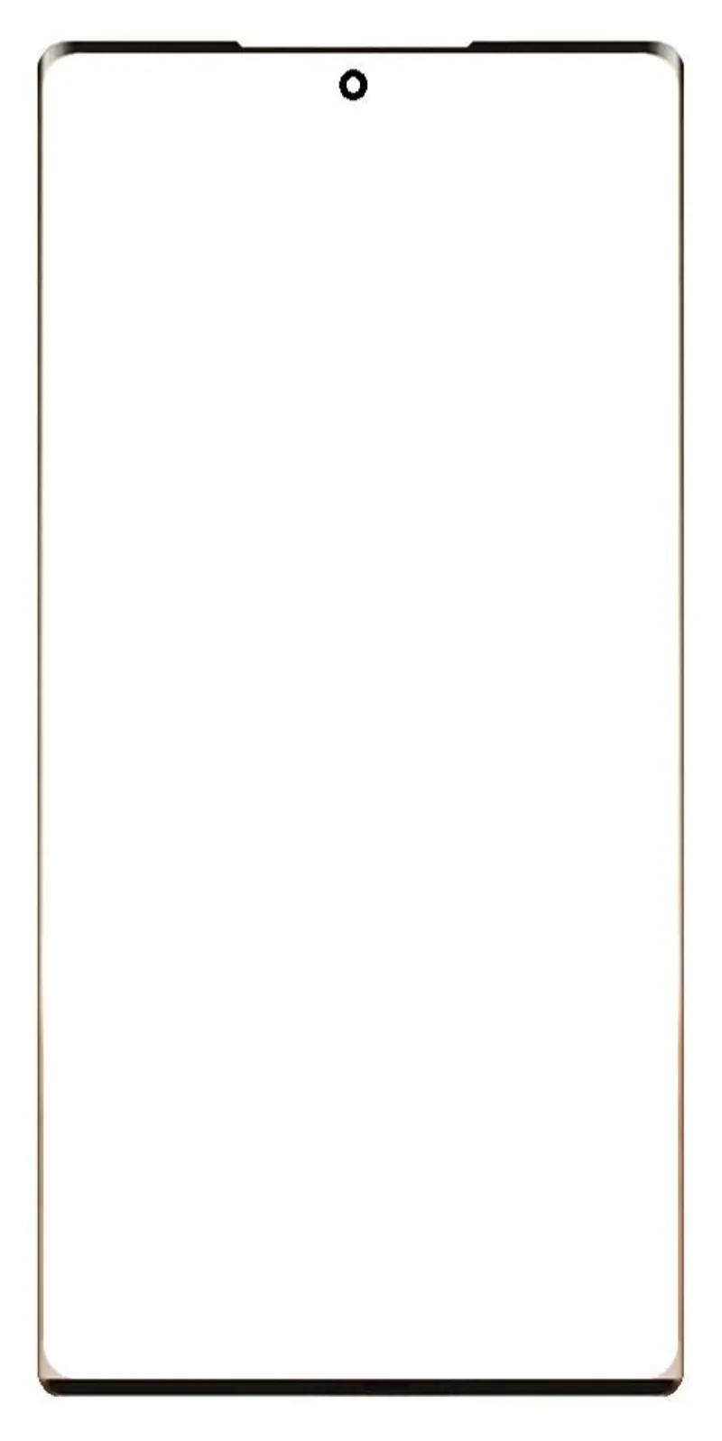 Front Glass for ZTE Axon 40 Pro - Blue — image 1