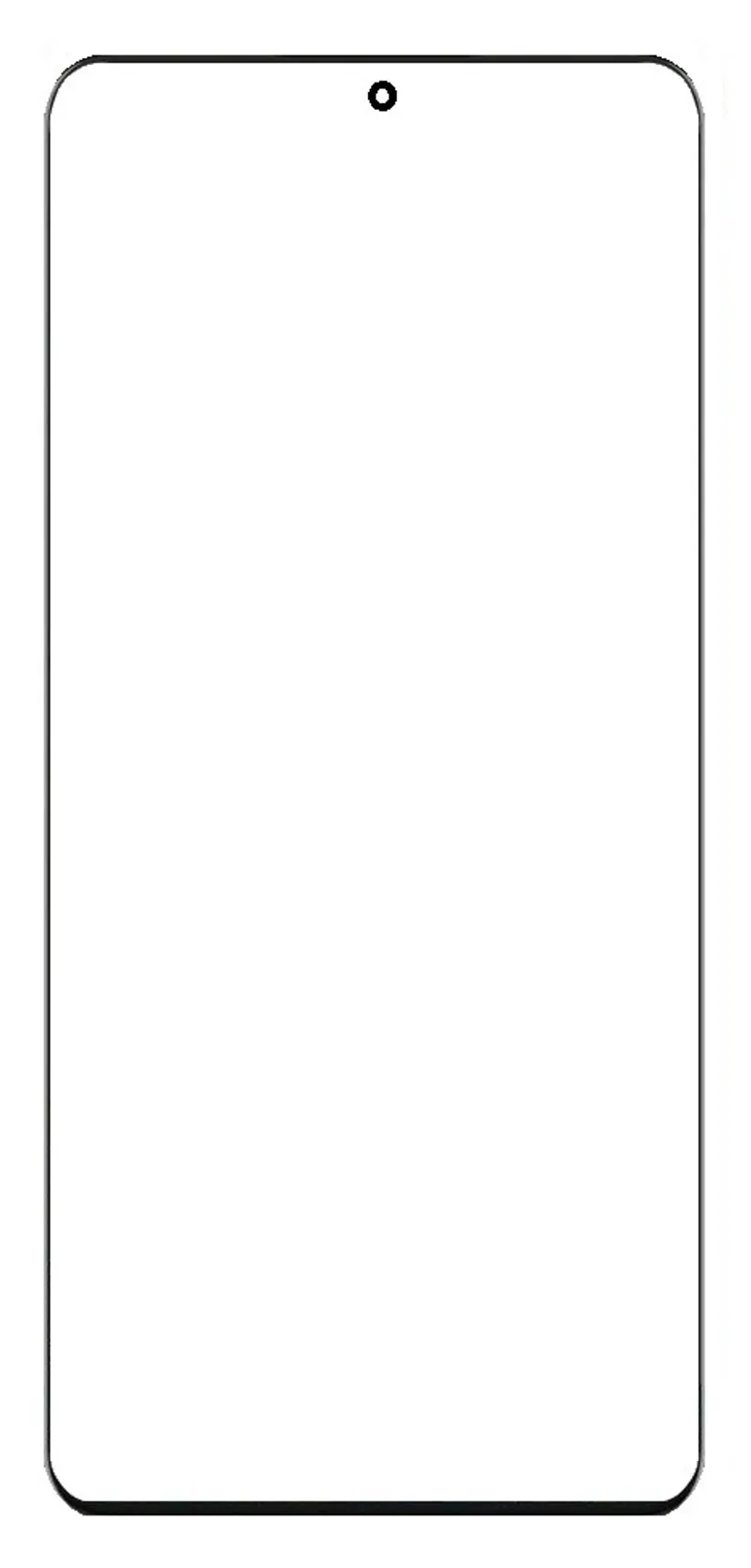 Front Glass for ZTE Axon 40 SE - Blue — image 1