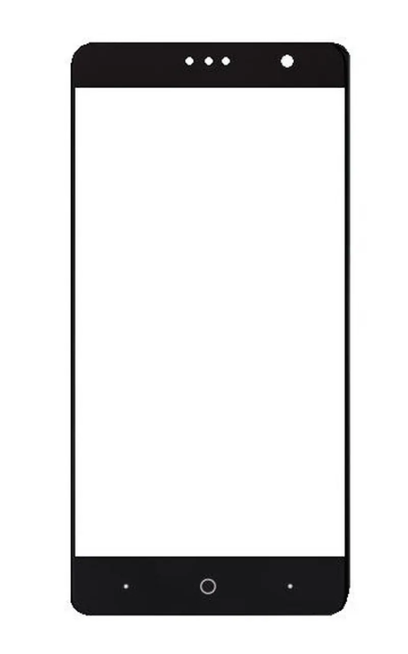 Front Glass for ZTE Grand X4 - Black — image 1
