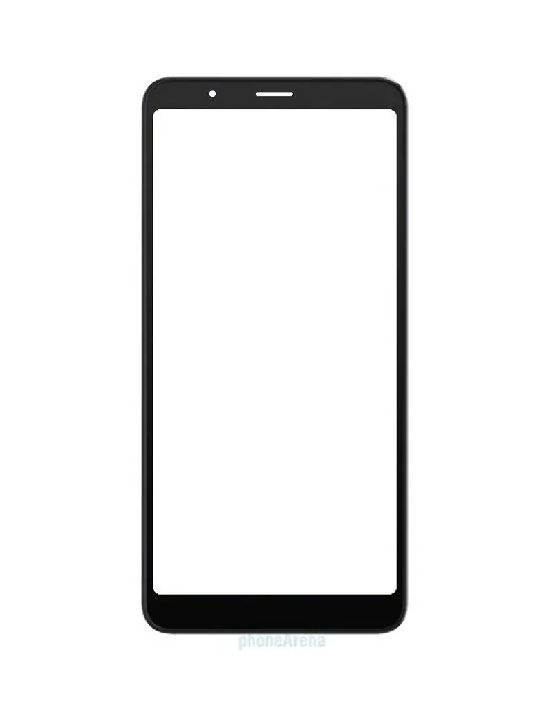 Front Glass for Alcatel 3v 2019 - Black — image 1