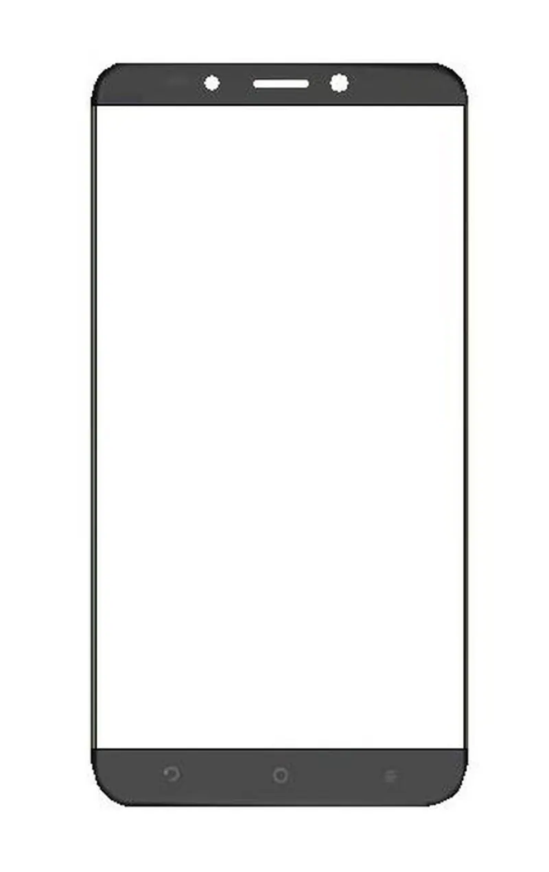 Front Glass for Alcatel A7 XL - Blue — image 1