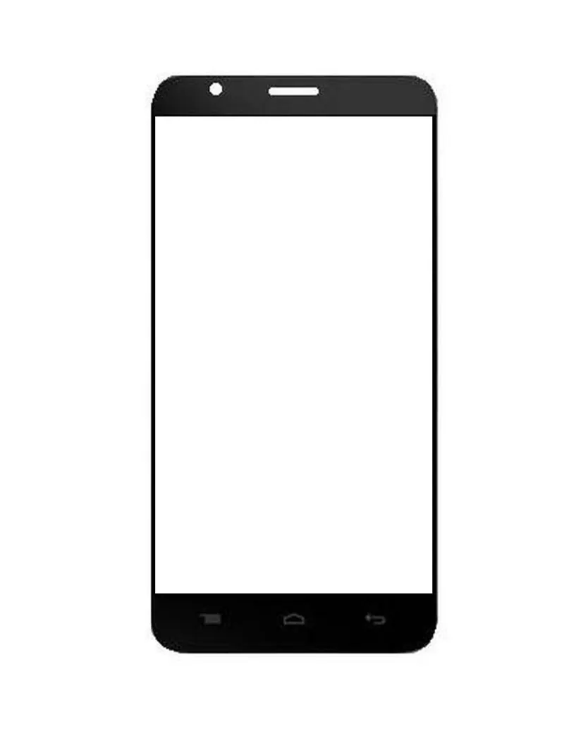 Front Glass for Alcatel Flash - Black — image 1