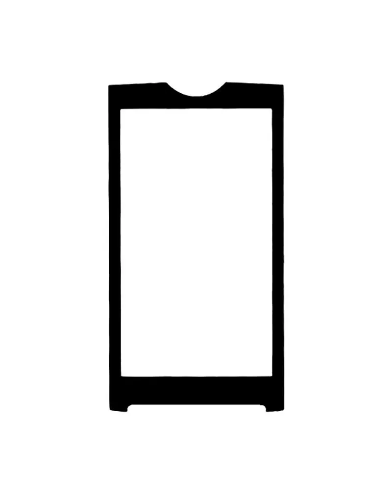 Front Glass for Sony Ericsson Xperia X10 - Black — image 1