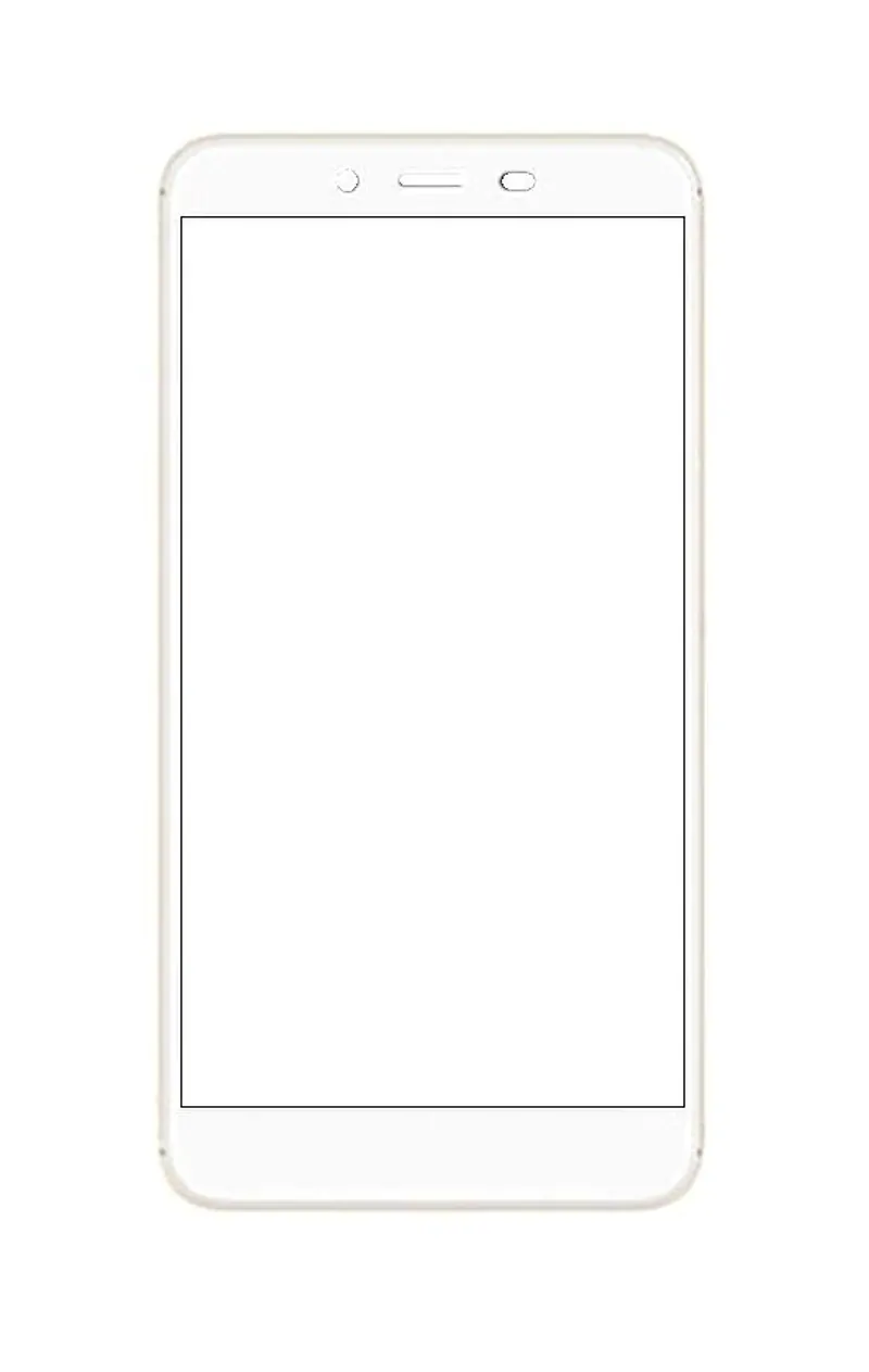 Front Glass for Panasonic Eluga Pulse X - Gold — image 1