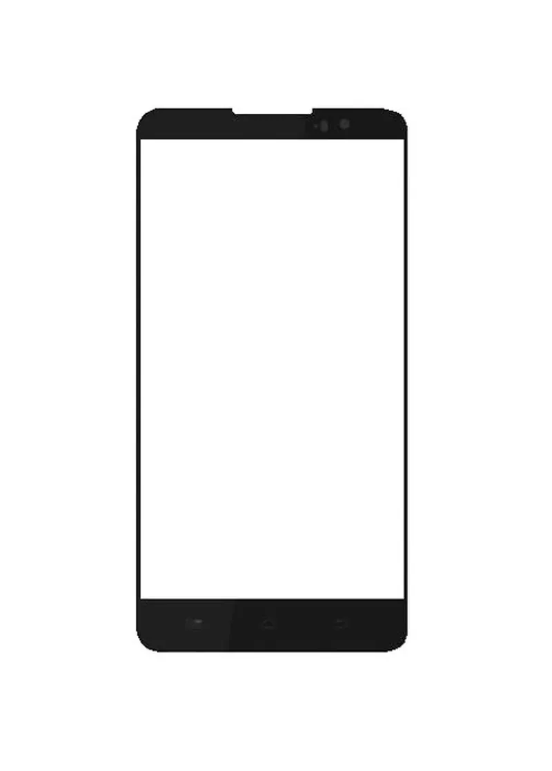 Front Glass for Panasonic Eluga S - Black — image 1