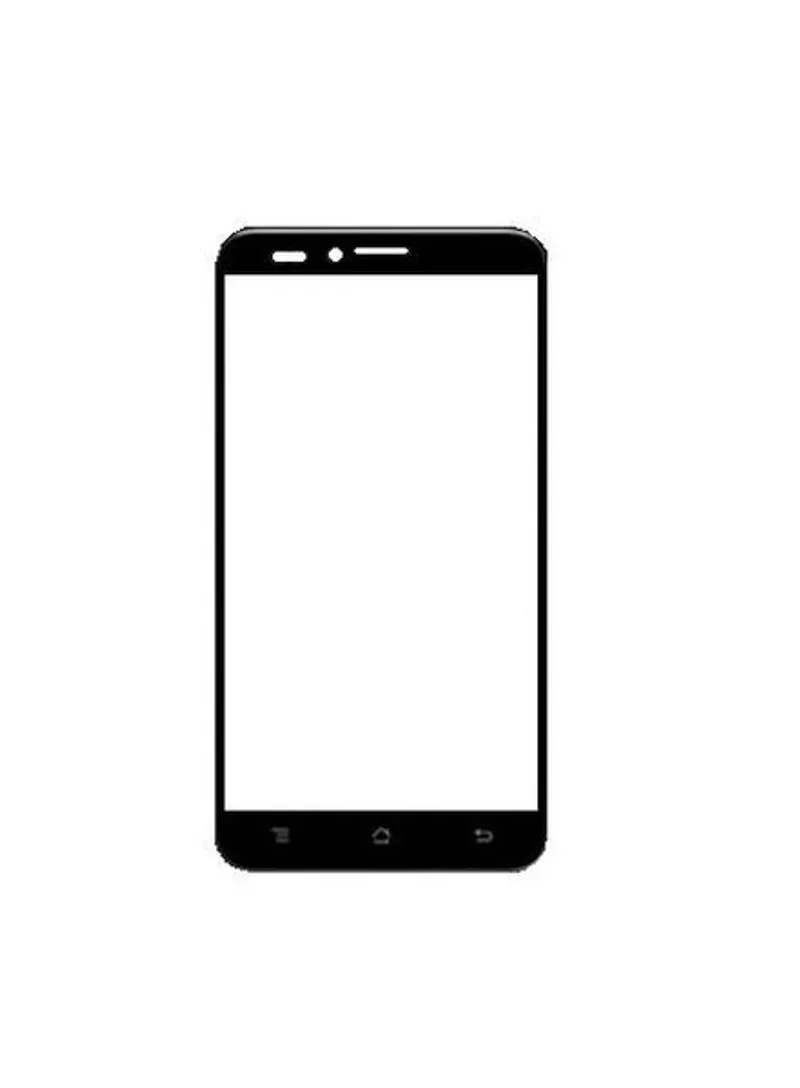 Front Glass for Panasonic P11 - Black — image 1