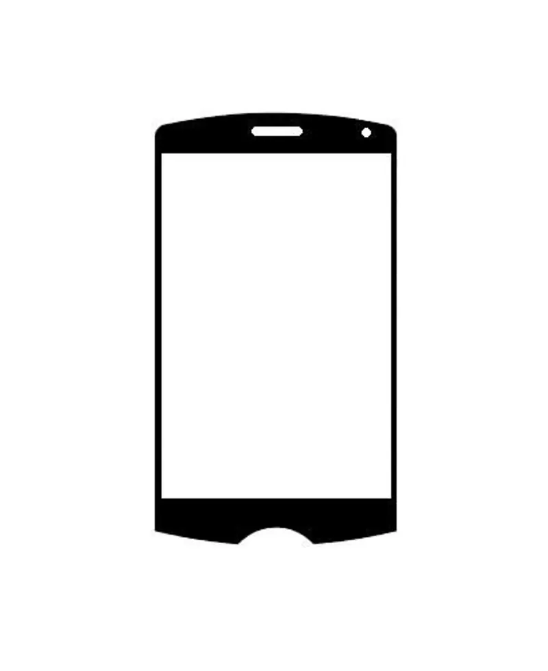 Front Glass for Acer beTouch E100 - Black — image 1