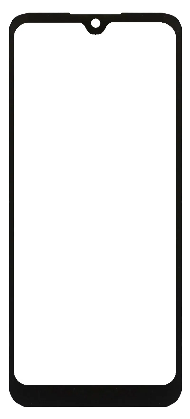 Front Glass for TCL 30 LE - Black — image 1
