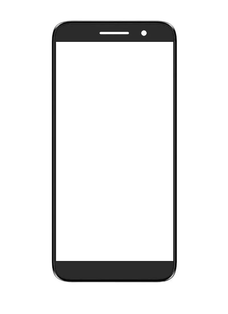 Front Glass for Vodafone Smart E9 - Black — image 1