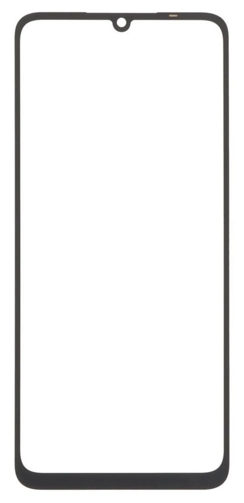 Front Glass for Xiaomi Poco M6 4G - Black — image 1