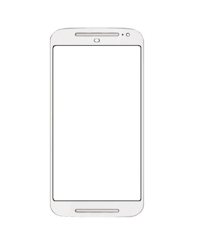 Front Glass for Motorola Moto G - 2nd Gen - Dual SIM - White — image 1